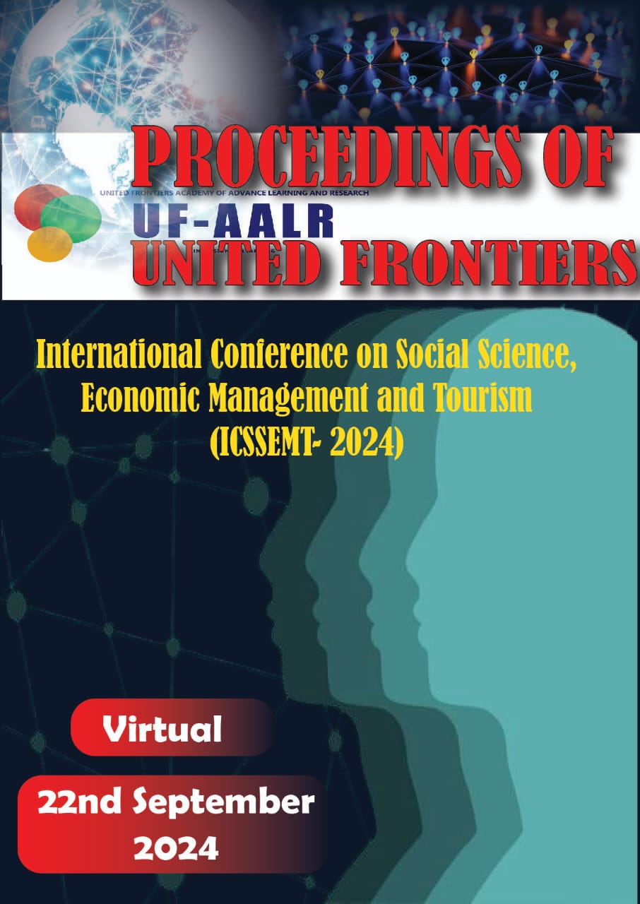 					View Vol. 2 No. 2 (2024): Proceedings of the United Frontiers 2nd Virtual International Conference on Social Science, Economic, Management & Tourism
				